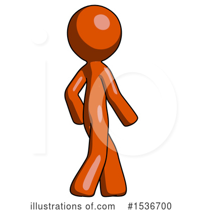 Royalty-Free (RF) Orange Design Mascot Clipart Illustration by Leo Blanchette - Stock Sample #1536700