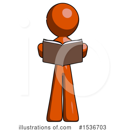Royalty-Free (RF) Orange Design Mascot Clipart Illustration by Leo Blanchette - Stock Sample #1536703