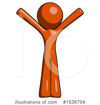 Royalty-Free (RF) Orange Design Mascot Clipart Illustration by Leo Blanchette - Stock Sample #1536704