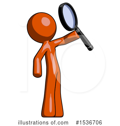 Royalty-Free (RF) Orange Design Mascot Clipart Illustration by Leo Blanchette - Stock Sample #1536706