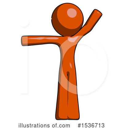 Royalty-Free (RF) Orange Design Mascot Clipart Illustration by Leo Blanchette - Stock Sample #1536713