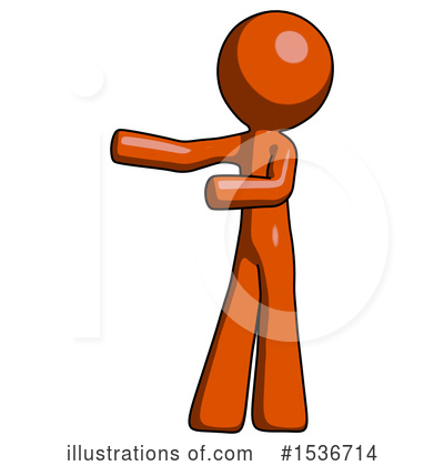 Royalty-Free (RF) Orange Design Mascot Clipart Illustration by Leo Blanchette - Stock Sample #1536714