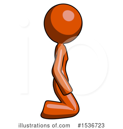 Royalty-Free (RF) Orange Design Mascot Clipart Illustration by Leo Blanchette - Stock Sample #1536723