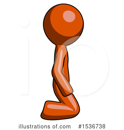 Royalty-Free (RF) Orange Design Mascot Clipart Illustration by Leo Blanchette - Stock Sample #1536738