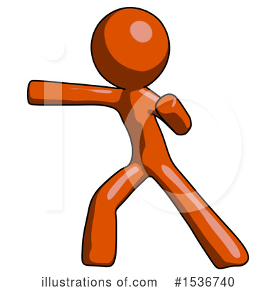 Royalty-Free (RF) Orange Design Mascot Clipart Illustration by Leo Blanchette - Stock Sample #1536740