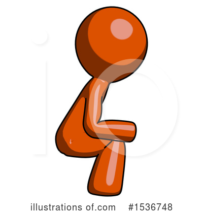 Royalty-Free (RF) Orange Design Mascot Clipart Illustration by Leo Blanchette - Stock Sample #1536748