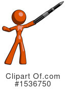 Orange Design Mascot Clipart #1536750 by Leo Blanchette