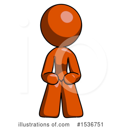 Royalty-Free (RF) Orange Design Mascot Clipart Illustration by Leo Blanchette - Stock Sample #1536751
