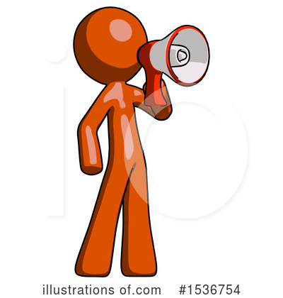 Royalty-Free (RF) Orange Design Mascot Clipart Illustration by Leo Blanchette - Stock Sample #1536754
