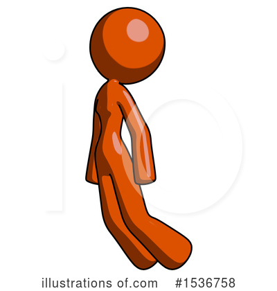 Royalty-Free (RF) Orange Design Mascot Clipart Illustration by Leo Blanchette - Stock Sample #1536758
