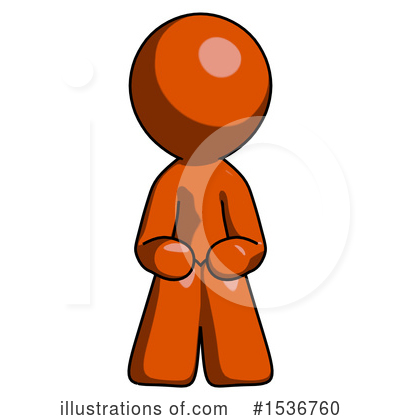 Royalty-Free (RF) Orange Design Mascot Clipart Illustration by Leo Blanchette - Stock Sample #1536760