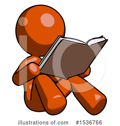 Royalty-Free (RF) Orange Design Mascot Clipart Illustration by Leo Blanchette - Stock Sample #1536766