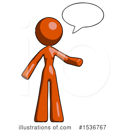 Royalty-Free (RF) Orange Design Mascot Clipart Illustration by Leo Blanchette - Stock Sample #1536767