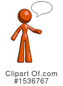 Orange Design Mascot Clipart #1536767 by Leo Blanchette