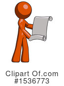 Orange Design Mascot Clipart #1536773 by Leo Blanchette
