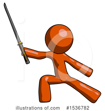 Royalty-Free (RF) Orange Design Mascot Clipart Illustration by Leo Blanchette - Stock Sample #1536782