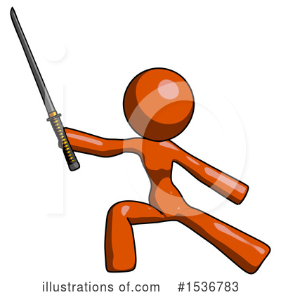 Royalty-Free (RF) Orange Design Mascot Clipart Illustration by Leo Blanchette - Stock Sample #1536783