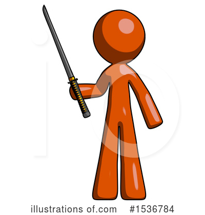 Royalty-Free (RF) Orange Design Mascot Clipart Illustration by Leo Blanchette - Stock Sample #1536784