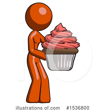 Royalty-Free (RF) Orange Design Mascot Clipart Illustration by Leo Blanchette - Stock Sample #1536800