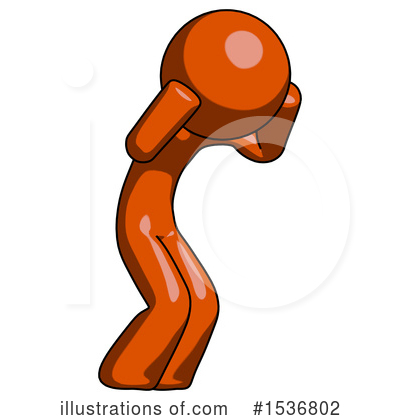 Royalty-Free (RF) Orange Design Mascot Clipart Illustration by Leo Blanchette - Stock Sample #1536802
