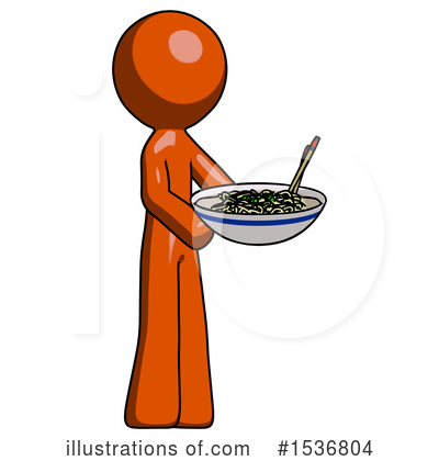 Royalty-Free (RF) Orange Design Mascot Clipart Illustration by Leo Blanchette - Stock Sample #1536804