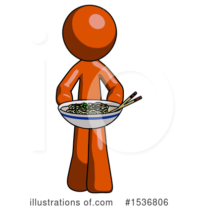 Royalty-Free (RF) Orange Design Mascot Clipart Illustration by Leo Blanchette - Stock Sample #1536806
