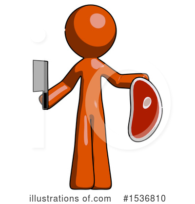 Royalty-Free (RF) Orange Design Mascot Clipart Illustration by Leo Blanchette - Stock Sample #1536810