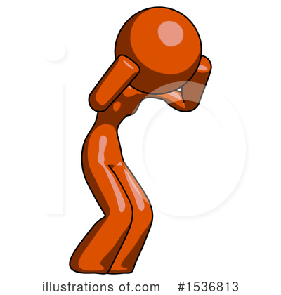 Royalty-Free (RF) Orange Design Mascot Clipart Illustration by Leo Blanchette - Stock Sample #1536813