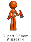 Orange Design Mascot Clipart #1536814 by Leo Blanchette
