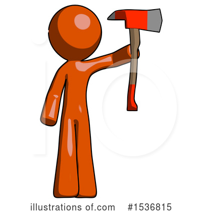 Royalty-Free (RF) Orange Design Mascot Clipart Illustration by Leo Blanchette - Stock Sample #1536815