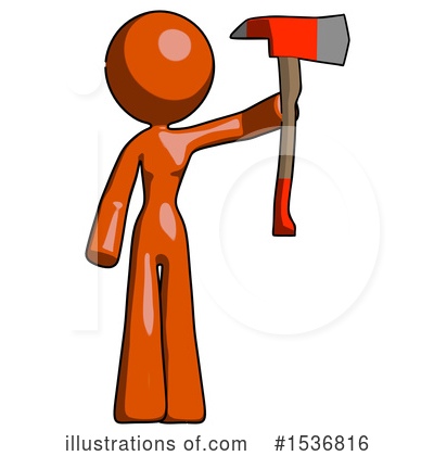 Royalty-Free (RF) Orange Design Mascot Clipart Illustration by Leo Blanchette - Stock Sample #1536816