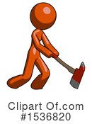 Orange Design Mascot Clipart #1536820 by Leo Blanchette