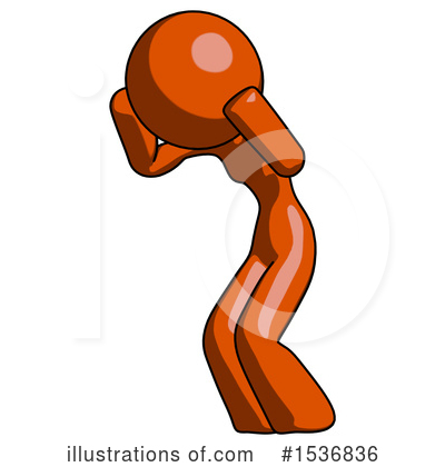 Royalty-Free (RF) Orange Design Mascot Clipart Illustration by Leo Blanchette - Stock Sample #1536836