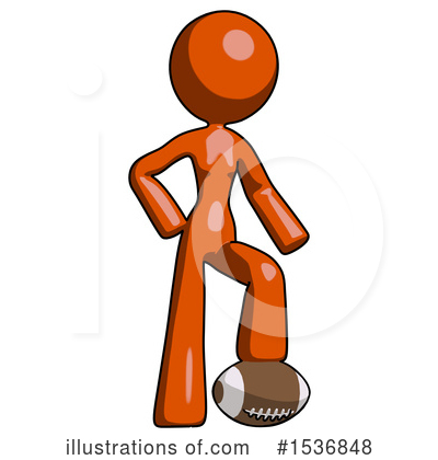 Royalty-Free (RF) Orange Design Mascot Clipart Illustration by Leo Blanchette - Stock Sample #1536848
