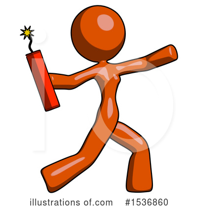 Royalty-Free (RF) Orange Design Mascot Clipart Illustration by Leo Blanchette - Stock Sample #1536860