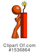 Orange Design Mascot Clipart #1536864 by Leo Blanchette