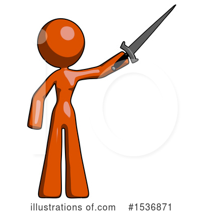 Royalty-Free (RF) Orange Design Mascot Clipart Illustration by Leo Blanchette - Stock Sample #1536871