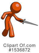 Orange Design Mascot Clipart #1536872 by Leo Blanchette