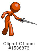 Orange Design Mascot Clipart #1536873 by Leo Blanchette