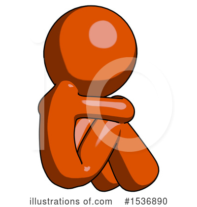 Royalty-Free (RF) Orange Design Mascot Clipart Illustration by Leo Blanchette - Stock Sample #1536890