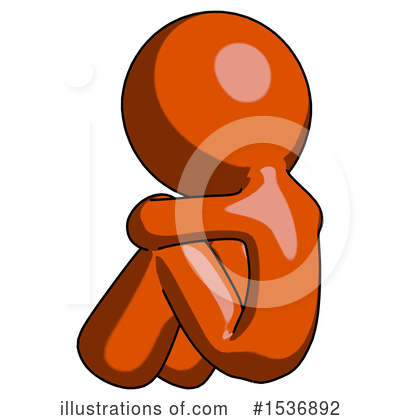 Royalty-Free (RF) Orange Design Mascot Clipart Illustration by Leo Blanchette - Stock Sample #1536892