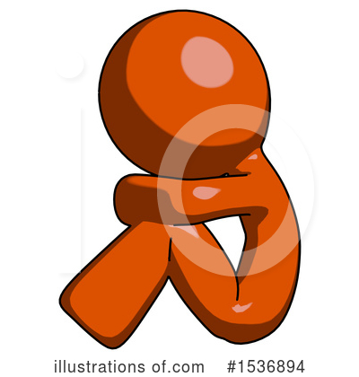 Royalty-Free (RF) Orange Design Mascot Clipart Illustration by Leo Blanchette - Stock Sample #1536894