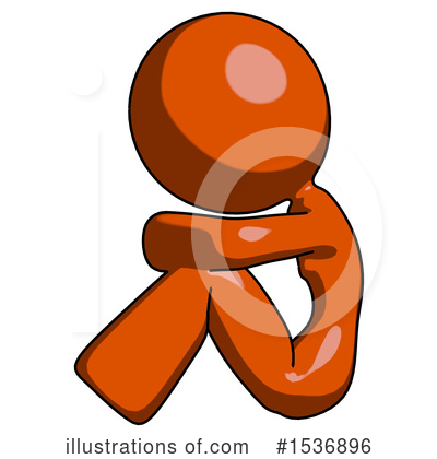 Royalty-Free (RF) Orange Design Mascot Clipart Illustration by Leo Blanchette - Stock Sample #1536896