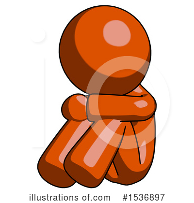 Royalty-Free (RF) Orange Design Mascot Clipart Illustration by Leo Blanchette - Stock Sample #1536897