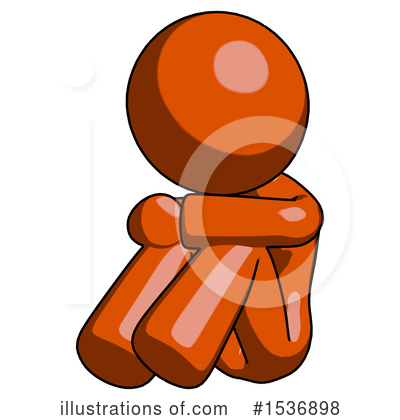 Royalty-Free (RF) Orange Design Mascot Clipart Illustration by Leo Blanchette - Stock Sample #1536898