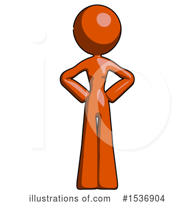 Royalty-Free (RF) Orange Design Mascot Clipart Illustration by Leo Blanchette - Stock Sample #1536904