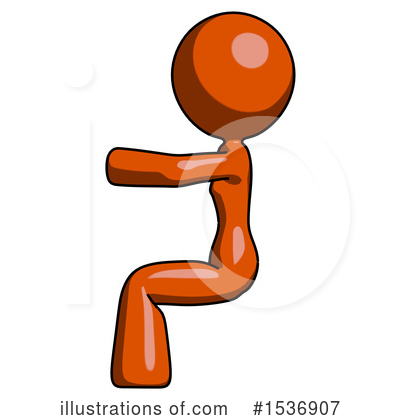 Royalty-Free (RF) Orange Design Mascot Clipart Illustration by Leo Blanchette - Stock Sample #1536907