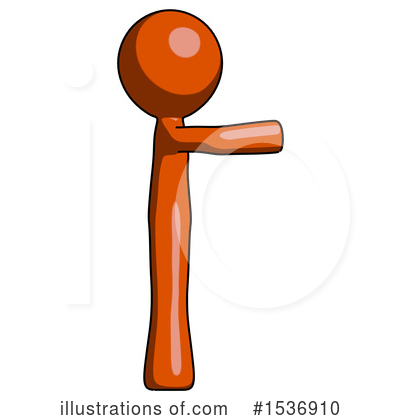 Royalty-Free (RF) Orange Design Mascot Clipart Illustration by Leo Blanchette - Stock Sample #1536910
