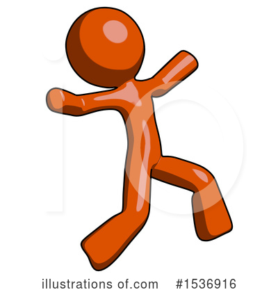 Royalty-Free (RF) Orange Design Mascot Clipart Illustration by Leo Blanchette - Stock Sample #1536916