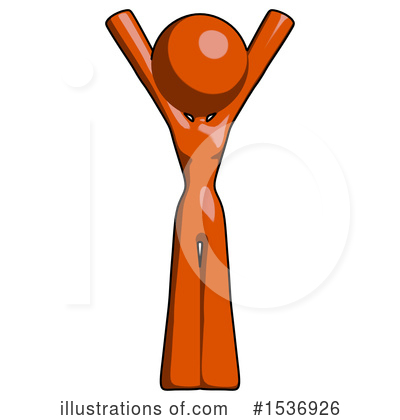 Royalty-Free (RF) Orange Design Mascot Clipart Illustration by Leo Blanchette - Stock Sample #1536926